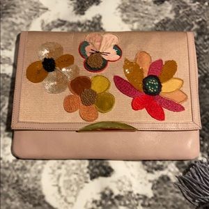 Lizzie Fortunato Embelished Embroidered Clutch